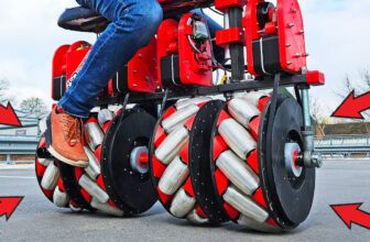 The World’s First Mmecanum-wheeled e-bike Made by British Youtuber