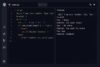 Replit coding interface for chatbot development