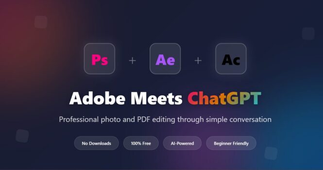 How to Use Adobe's Photo and PDF Editing Tools Inside ChatGPT