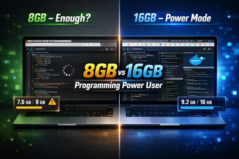 8GB vs 16GB RAM for Programming Power Users 8GB vs 16GB RAM for Programming Power Users