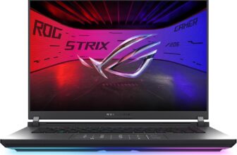 ASUS ROG Strix G16 (2025) Gaming Laptop, 16” ROG Nebula Display 16:10 2.5K 240Hz/3ms, NVIDIA® GeForce RTX™ 5070 Ti GPU, Intel® Core™ Ultra 9 275HX Processor, 32GB DDR5, 1TB SSD, Wi-Fi 7, Win11 Home - Product Image