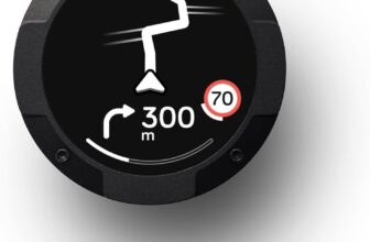 Beeline Moto II - Next Gen Motorcycle GPS Tracker | Compact Design, Waterproof Build, Simple Display & 14-Hour Battery |Glove Friendly Motorcycle Sat Nav Perfect for Adventure & Daily Commutes (Black) - Product Image