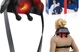 BOB AND BRAD iNeck Pro Cordless 4D Shiatsu Neck Massager with Heat for Pain Relief, FSA Eligible HSA Deep Tissue Kneading for Neck, Shoulder & Back, 190 Min Long Battery Life, for Office, Travel Gifts - Product Image