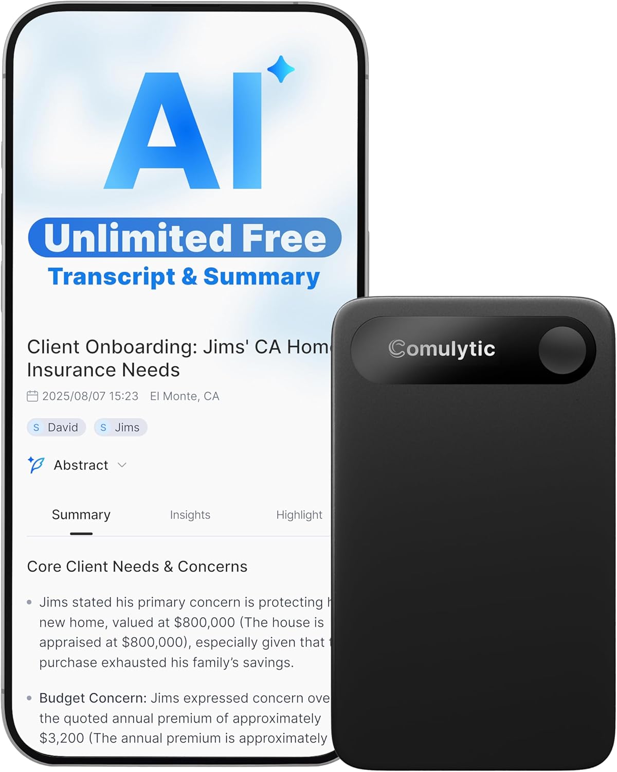 Meet Comulytic Note Pro AI Voice Recorder, With Unlimited Transcribe Meet Comulytic Note Pro AI Voice Recorder, With Unlimited Transcribe