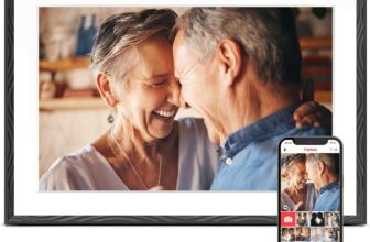 Digital Picture Frame, 10.1'' Frameo Digital Frame Wifi, 32GB Memory, 1280*800 HD Touch Screen Digital Photo Frame, Wall Mountable, Auto-Rotate, Share Instantly, Wedding, Birthday Gifts for Women, Mom - Product Image