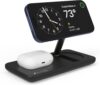 Nimble Podium 2-in-1 Wireless Charging Station for iPhone & Airpods, Qi2-Certified 12W Magsafe Stand, Fast Charger for iPhone 17/16/15/14 & Airpod Series (45W Adapter & USB-C Cable Included) - Product Image