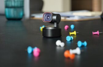 OBSBOT Tiny 3 AI-Powered Spatial Audio 4K Webcam - Product Image