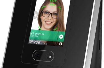 ANVIZ FacePass 7 Pro Cloud-Based Time Clock with Face, RFID, PIN - Free Cloud Software - Biometric Clock In and Out Machine For Employees Small Business - Support Door Access, Touchscreen, 2.4GHz WiFi - Product Image