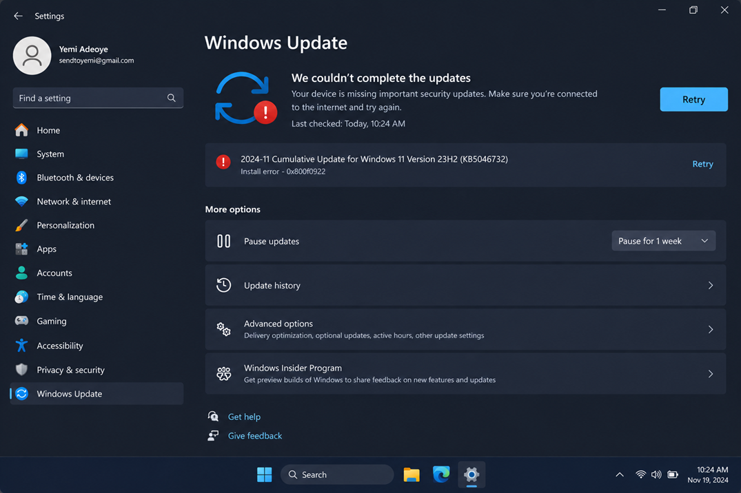 windows-11-error-0x800f0922-update-rollback-screen2