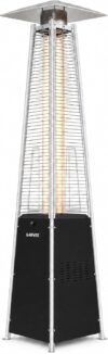 Garvee Pyramid Propane Patio Heater with Wheels & Waterproof Cover, Black - Product Image