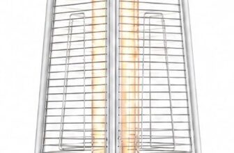 Garvee Pyramid Propane Patio Heater with Wheels & Waterproof Cover, Black - Product Image
