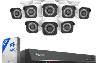 REOLINK 16CH 4K Security Bullet Camera System with 4TB HDD RLK16-800B8 - Product Image