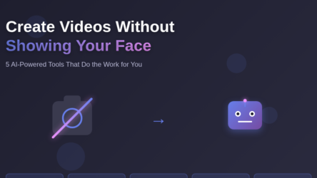 5 Powerful AI Tools for Creating Video Content Without Showing Your Face
